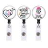 1pc Rotatable ID Name Badge Reel for Doctors Nurses Work Card Holder Accessories Medical Workers Pass Staff Employee's Card Clip