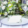 50pcs Blank Table Name Place Cards Paper Message Setting Card Tented Name Card Banquet Tables
