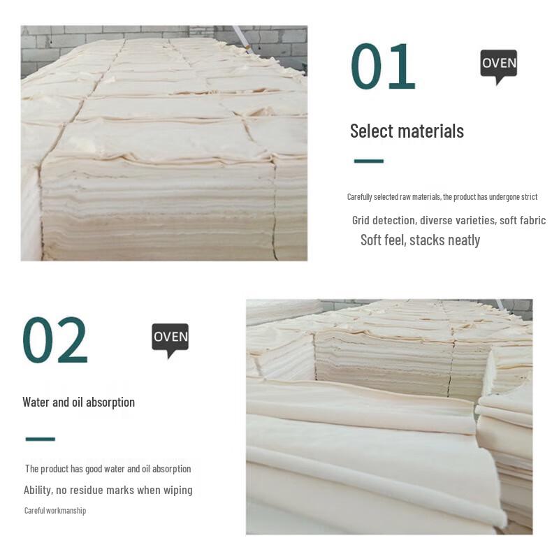 Zhugu Industrial Absorbent Lint-Free Wiping Cloth