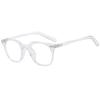 The new fashionable men and women can be equipped with myopia flat glasses, plain and versatile glasses frames show the face, and small black frame fr