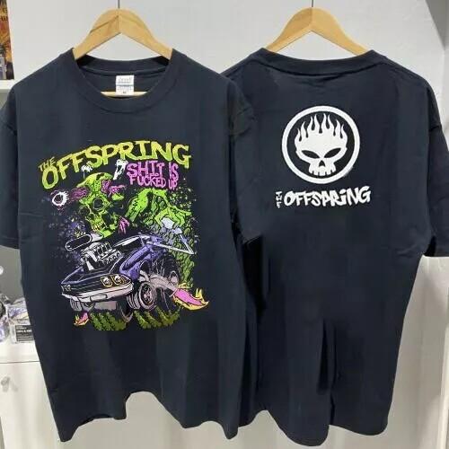 The Offspring Tour 2009 Cotton Black Unisex T-shirt S-5XL For Men Women S-5XL