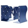 ALIOBC Expandable Book Stand with Desktop Document A4 File Office Desk Blue Bookends, Non-Slip Dividers, Metal, Storage, Storage, CDs, Textbooks,
