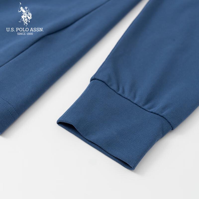 U.S. Polo Assn. Мужская рубашка-поло с длинным рукавом в стиле business casual