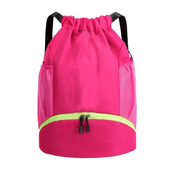 Баскетбольная сумка на шнурке Спортивный рюкзак Большой емкости Водонепроницаемая ткань Футбольный баскетбольный рюкзак-органайзер с регулируемыми ремнями