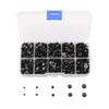 100-500Pcs New 3-8mm Half Round Beads Black Round Plastic Eyes Accessories DIY Crafts Eye Bead Children