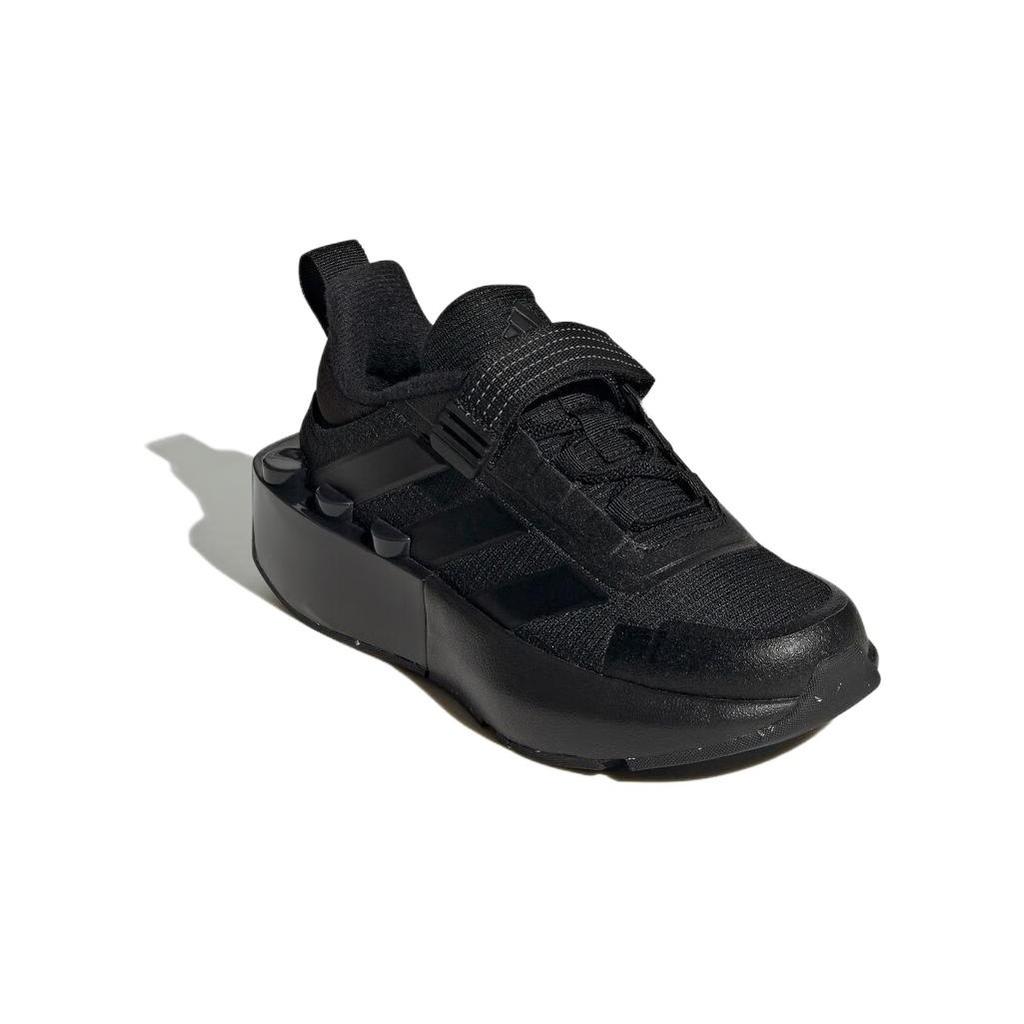 (GS) adidas Tech Runner x LEGO 'Triple Black' Детские ID9529