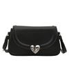 Casual, Fresh and Beautiful New Fashion Love Lock Single Shoulder Underarm Small Square Bag Woman