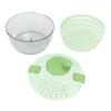 Salad Spinner Plastic Time Saving Fast Mixing Washable Rotatable Veggie Washer for Kitchen