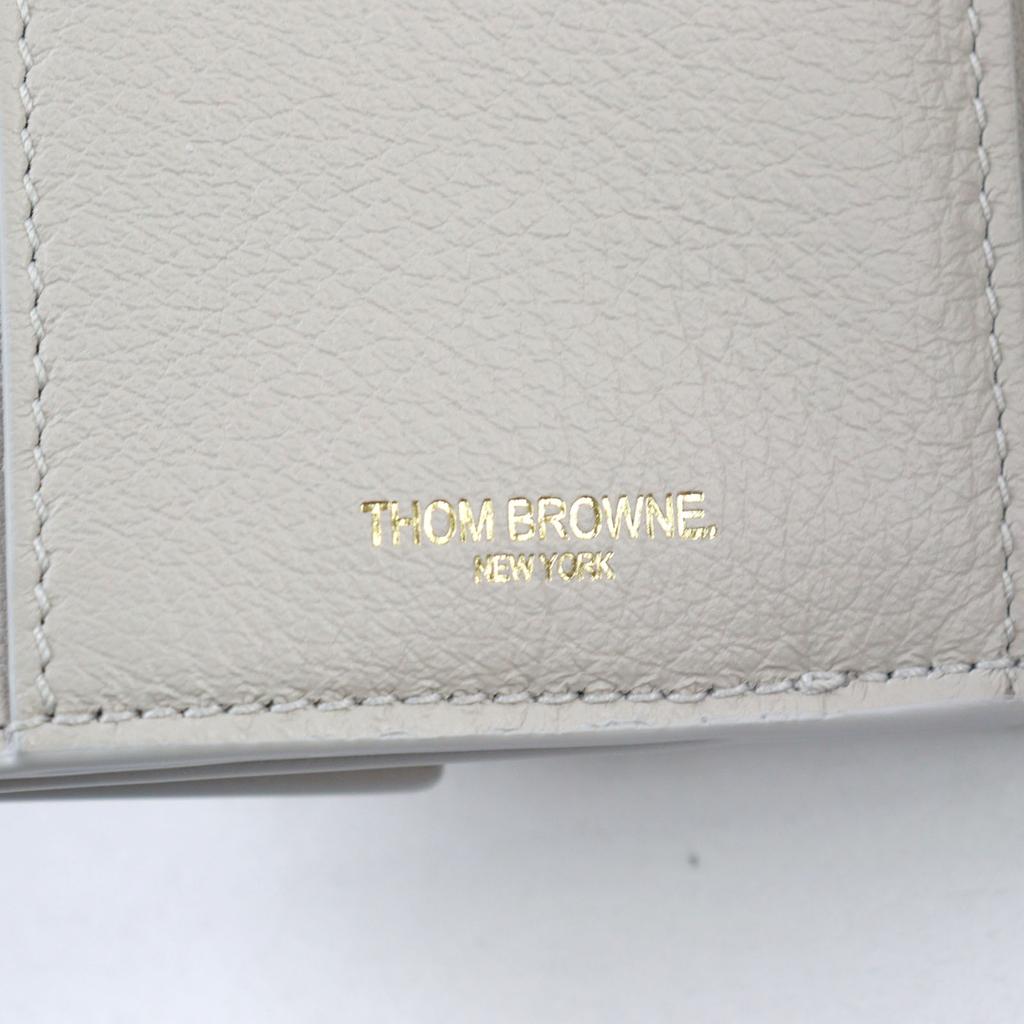 THOM BROWNE Tri-fold Wallet Grosgrain Loop Tab Wallet with Coin Case UAW007A Used