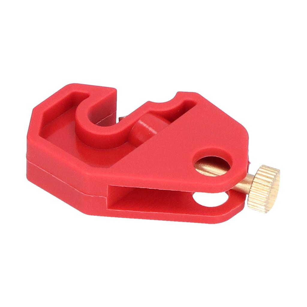 Circuit Breaker Lockout Air Switch Safety Keyless Lock 10mm0.4in Lockhole with Gold Screw Knob