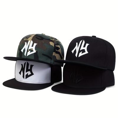 Мужская бейсболка Хлопковая кепка в стиле хип-хоп Snapback Кепка для мужчин и женщин для взрослых Повседневная шляпа от солнца Кепки с вышитыми буквами Кепки дальнобойщика