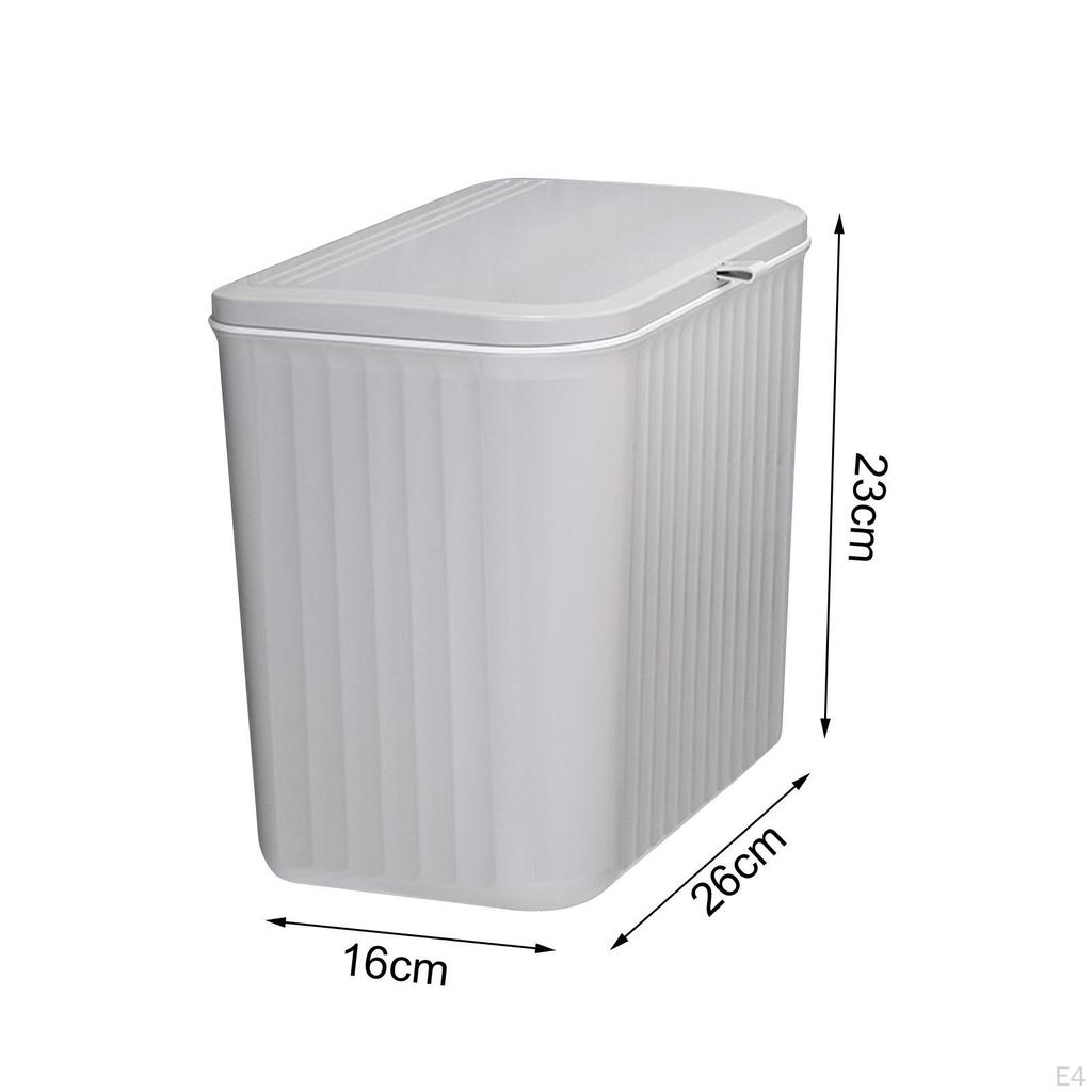 Компактное кухонное мусорное ведро с надежной крышкой для дома и офиса