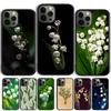 Чехол для телефона с цветком Ландыш Для iPhone 17 Air 14 15 16 13 12 Чехол Для Apple 14 15 16 Pro Max Plus
