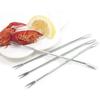 5//3/1 шт. игла для морепродуктов, лобстеров, крабов, 17 см, нержавеющая сталь, многофункциональная, двойная игла для грецкого ореха, вилка для фруктов, кухонный гаджет