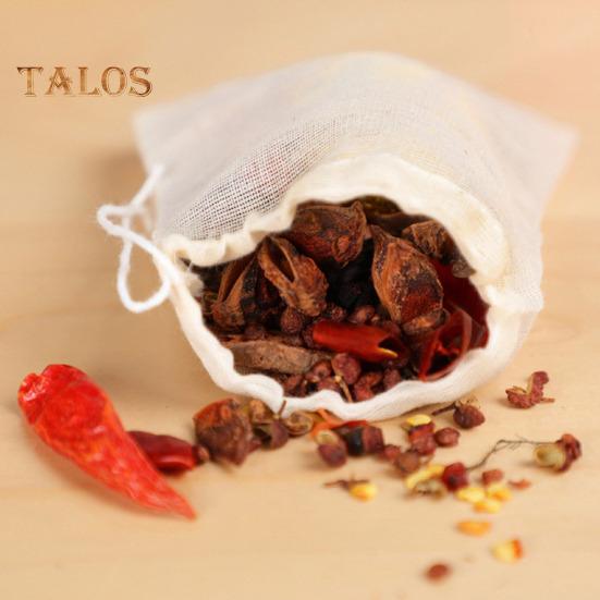 10/20 шт. многоразовых мешочков для специй с завязкой, мешочки из натуральной хлопчатобумажной ткани для фильтрования чая, трав, супа, многоразовые чайные пакетики, прочные мешочки из марли для