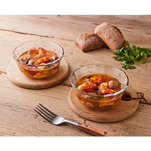 Pyrex Формы для выпечки Прозрачные 300 мл Формочки для запекания, Набор из 4 штук, CP-1552