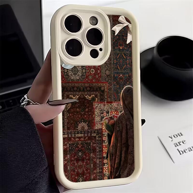 Винтажный персидский ковер Чехол для телефона для Samsung S26 S25 S24 S23 S22 S21 S20 F06 M16 Note 20 FE Plus Ultra 4G 5G Мягкий чехол из ТПУ