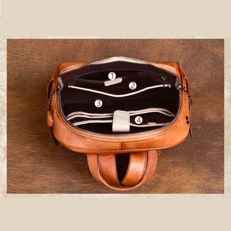 Рюкзак из натуральной кожи, женский рюкзак для отдыха, дорожные сумки из натуральной мягкой кожи, винтажный стиль с тиснением в виде рыб