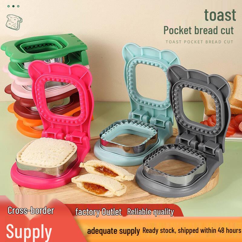 Stainless Steel DIY Pocket Bread Sandwich Cutter Tool
