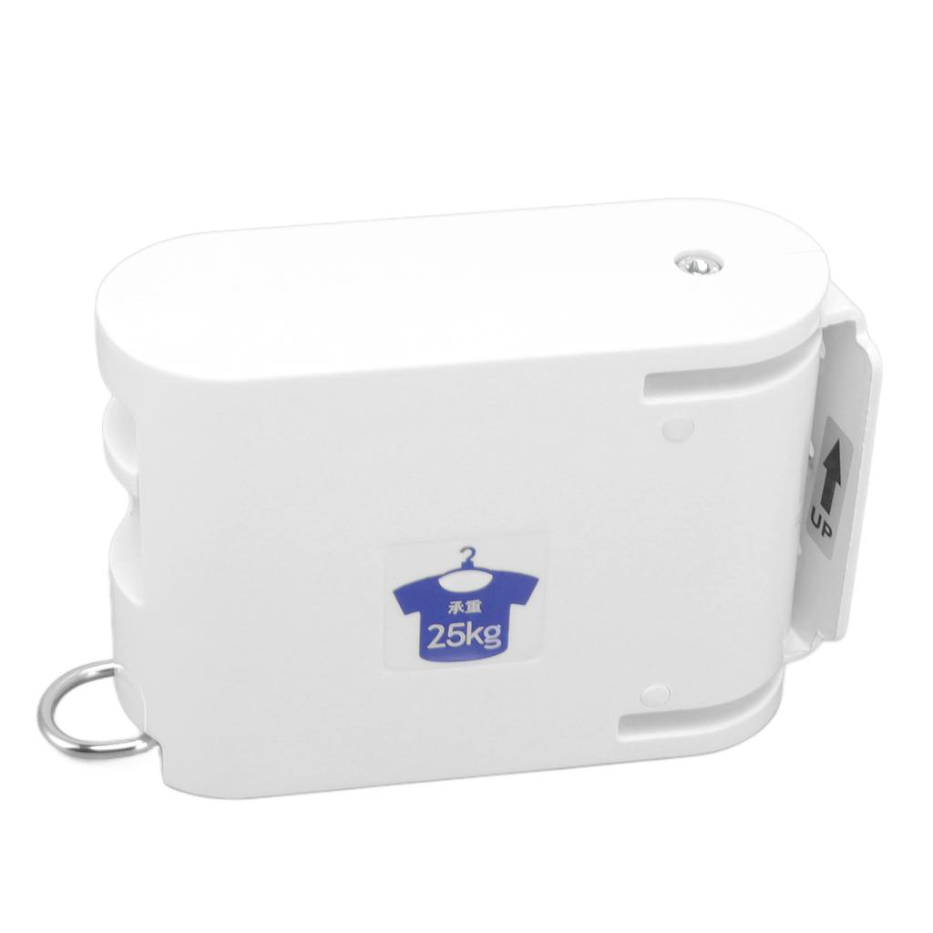 4.2m Thickened Retractable Clothesline Concealed Positioning Buckle Indoor Room Wall Mounted Clothes Line White