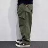 Men's Japanese Retro Multi-Pocket Pants - Autumn/Winter Casual All-Match Trousers