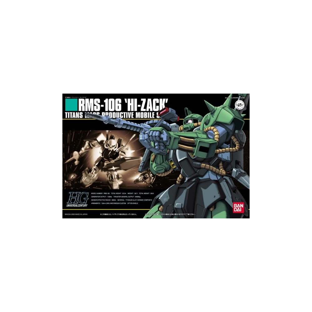 HGUC 1/144 RMS-106 Hizack Набор для сборки Мобильный доспех Zeta Gundam Масштабная фигурка