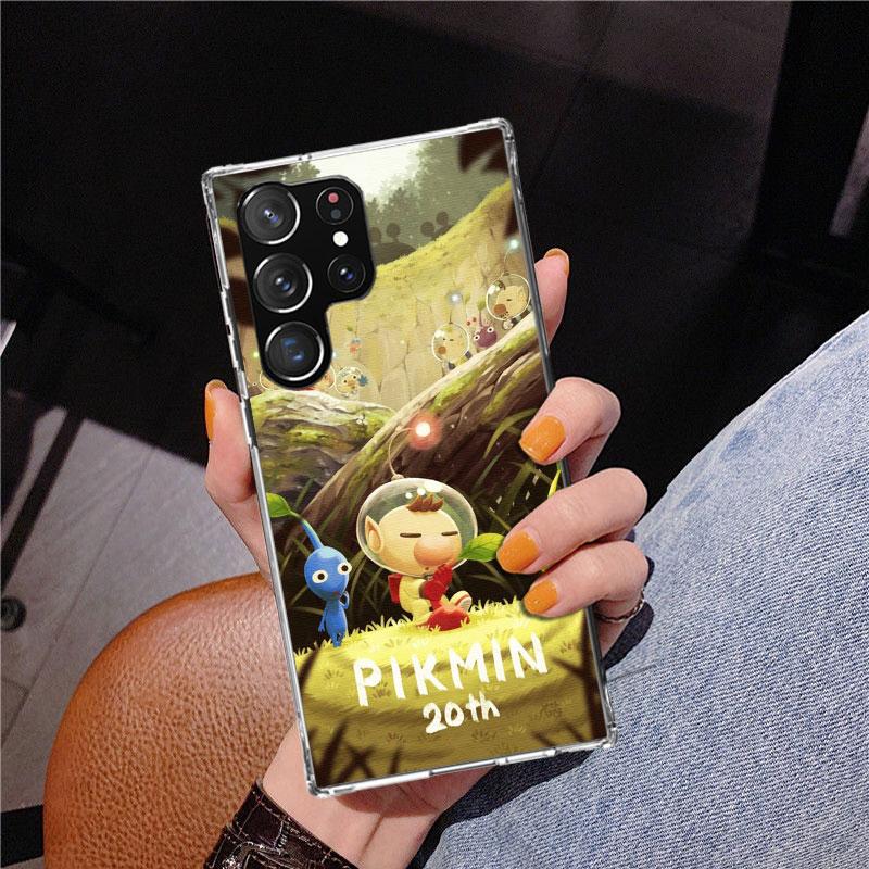 Game P-PikminS 4 Phone Case For Samsung Galaxy S24 S25 Edge S26 Ultra S23 S22 S21 Plus S20 FE + Personalized Print Cover Galaxy