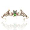 Sparkling Halloween Bat Hairband Metal Halloween Tiara Temperament Rhinestone Crowns  Gift