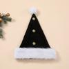 Creative bell Santa hat Santa bell hat gift festive plush snowman hat