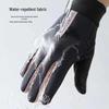 Unisex Winter Warm Fleece-Lined Touchscreen Gloves, Non-Slip and Water-Repellent for Cold Weather Driving and Riding