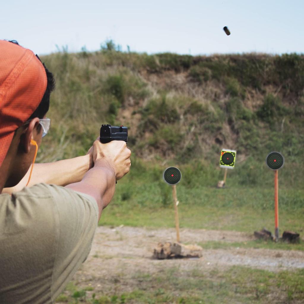 Fluorescent Green Self-Adhesive Shooting Target Stickers for Aiming