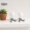Talos 3D Printed Articulated LED Glow-in-the-Dark Action Figure, Posable Light Bulb Head Night with Movable Joints, Creative Desk Decor for