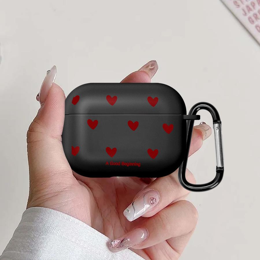 Модный Чехол в Форме Сердца для Airpods Pro3 4 2 Pro2 Pro 1 3 Чехлы для Наушников Обложка