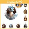 New Christmas Dragon Egg Car Ornament Cartoon Style Acrylic/glass Material Interior Decoration