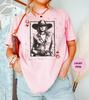 Plus Size Womens Cowgirl Queen Print TShirt Pure Cotton Breathable Stylish Versatile Street Style Streetwear Oversized