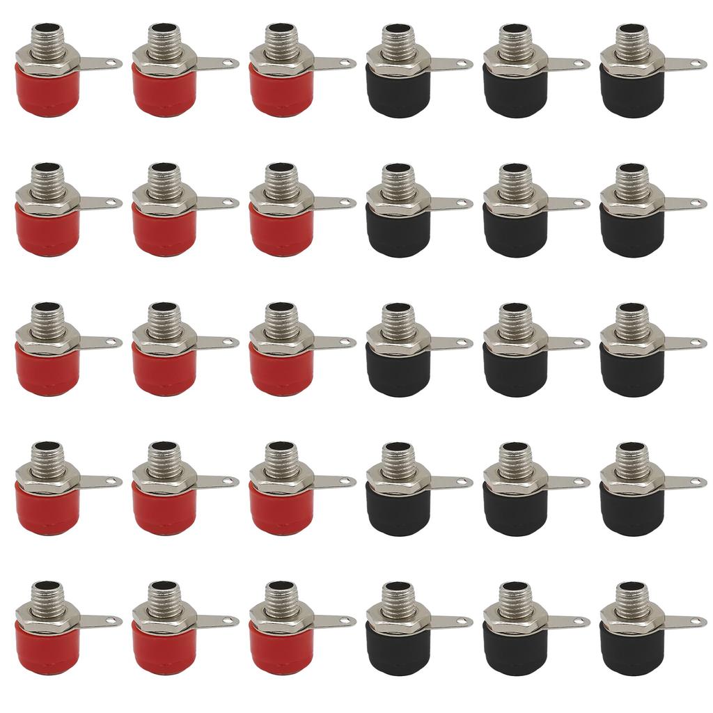 Felimoa Binding Fits 4mm Banana Female Set of 40 Posts, Approx. Plugs, Socket,