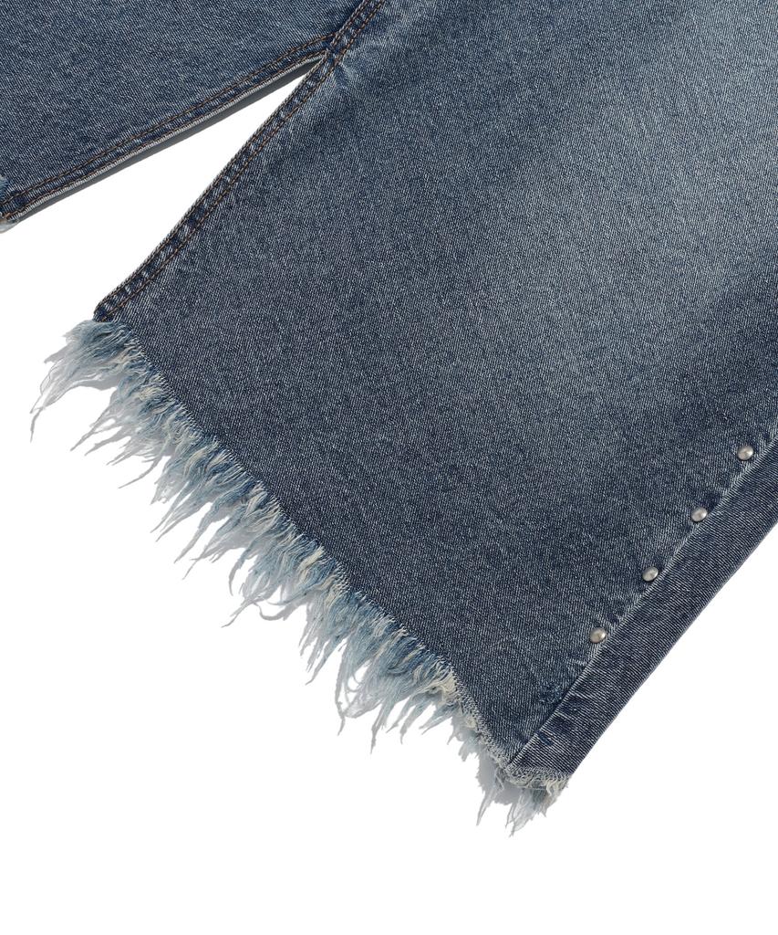 East Coast Washed Stud Denim Skirt_Blue(Ik2Effd190A)