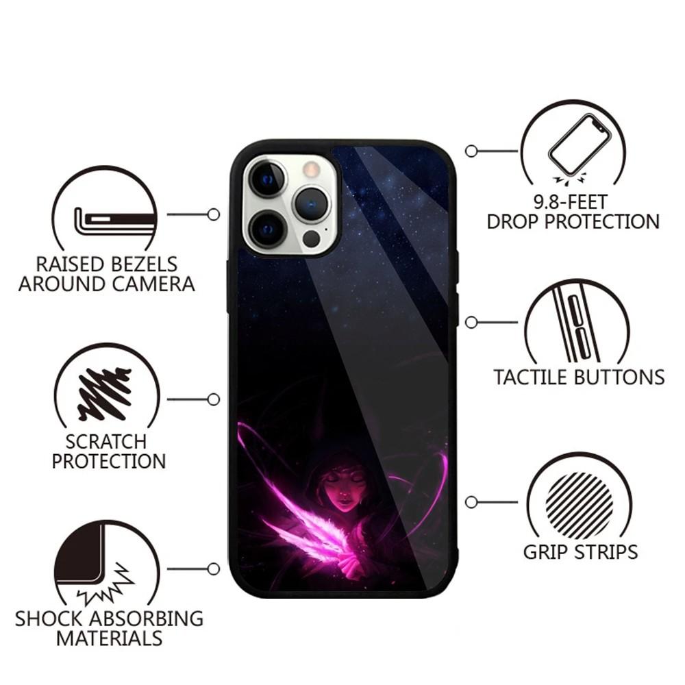X-Xayah Rebel LOL-L Phone Case For iPhone 15,14,13,12,11,Plus,Pro,Max Mini Magsafe Magnetic Wireless Charging