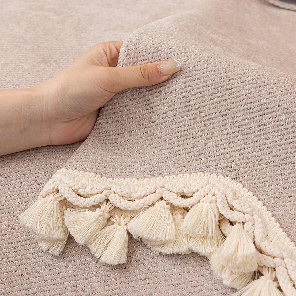New Special-shaped Irregular Sofa Cushion Chenille Straight Row Cushion All Seasons Universal Anti-slip Cover Cover