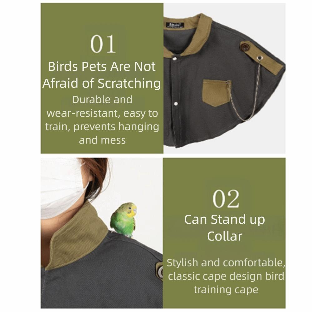 Thickened Parrot Pad Shawl Creative Parrot Shoulder Protector Bird Diaper Shawl  Pet Training