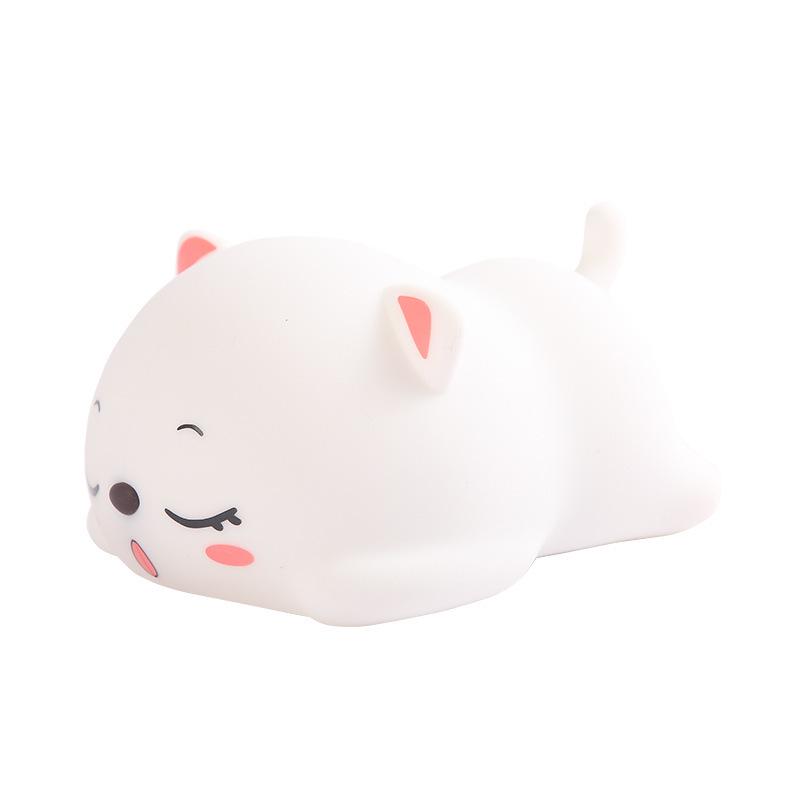 Мягкий силиконовый светодиодный прикроватный ночник: Защита глаз и помощь для сна