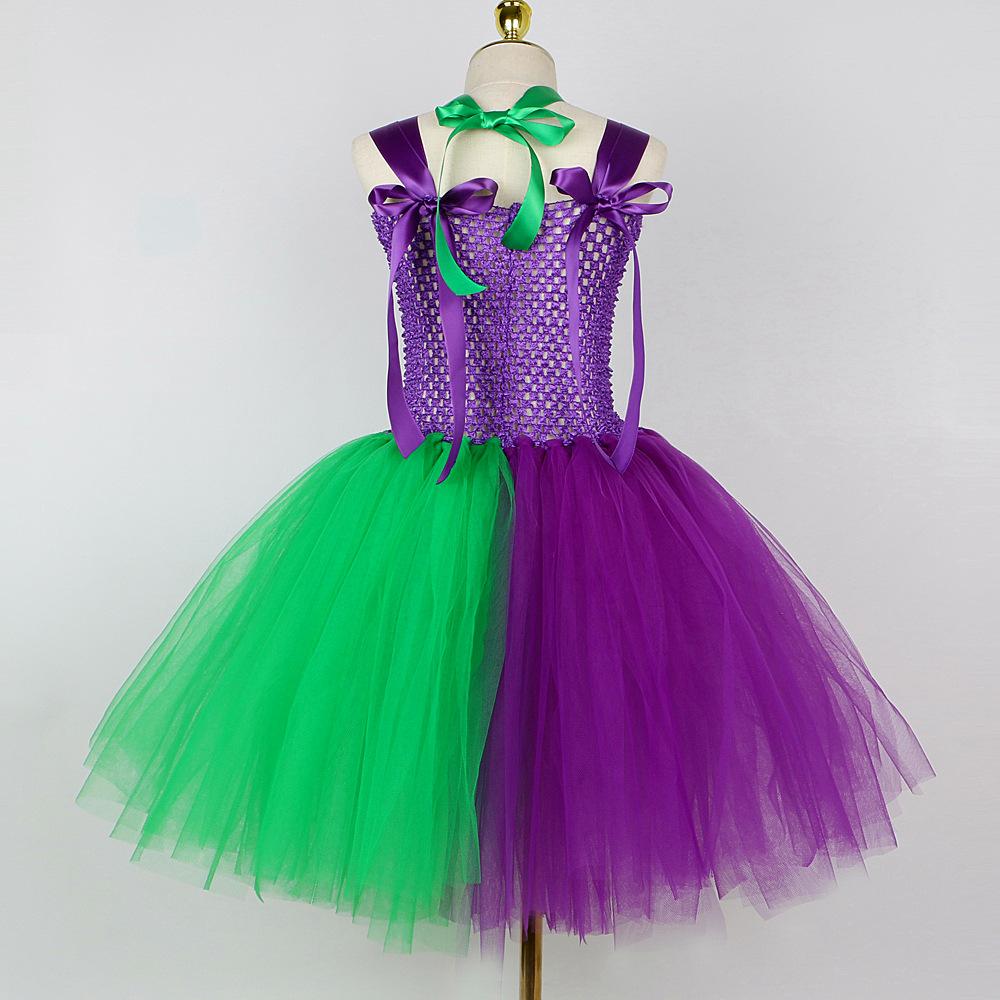 Детские Хэллоуин Платья для Девочек Тыква Привидение Лицо с Длинным Рукавом Платья для Девочек на Вечеринку