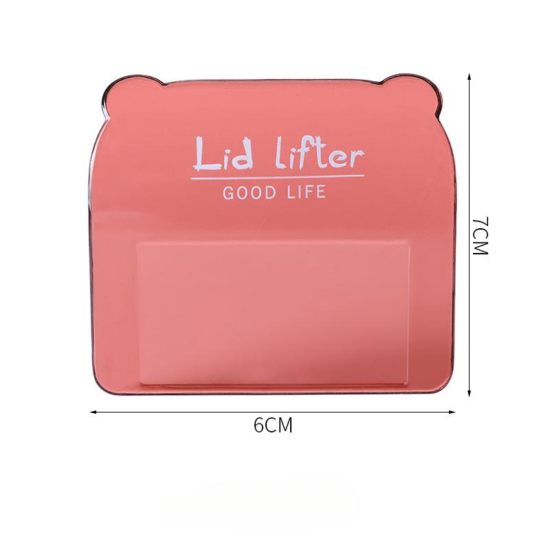 1 шт., устройство для подъема крышки унитаза в случайном стиле, легкое и небольшое, материал PS, для подъема крышки унитаза, принадлежности для ванной комнаты