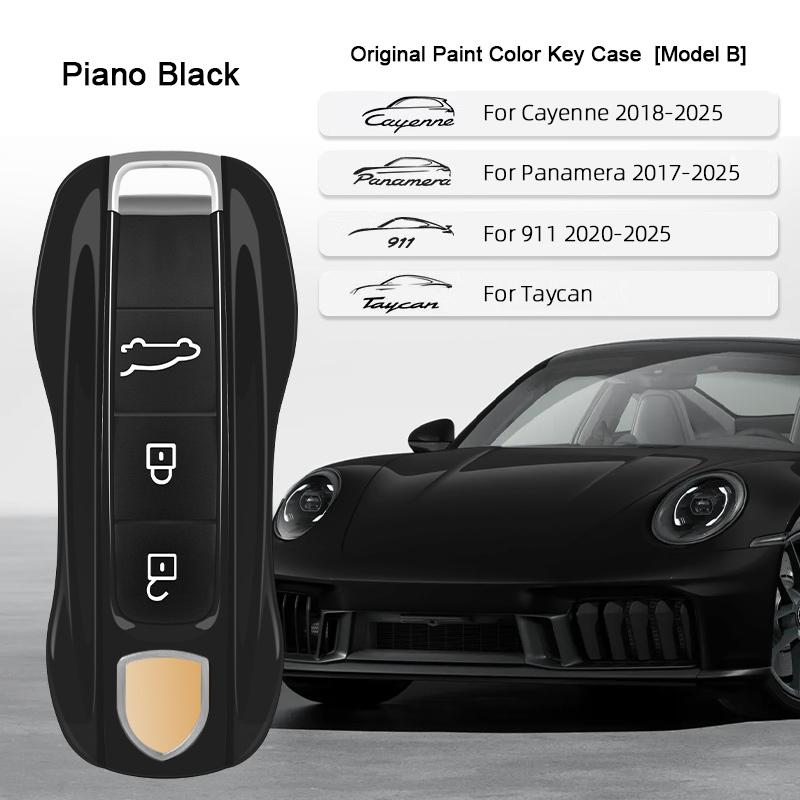 Красный Бордовый Корпус Запасной для Брелка Автомобиля Porsche Cayenne Mancan Panamera 911 718 Boxster Cayman Taycan 2010-2024