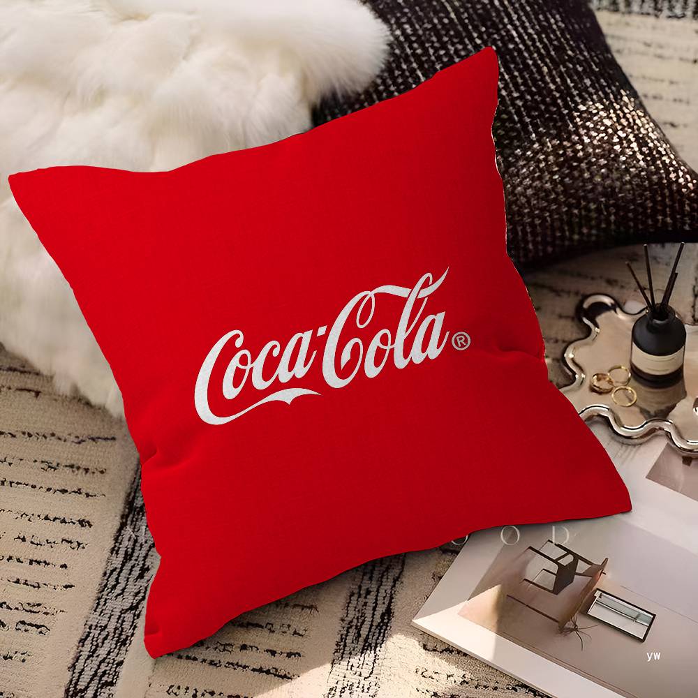 Подушка C-Coca C-Cola Подушка с аниме Подушка для дивана-кровати Наволочка для изголовья Подушка-чехол 45X45 см Мода