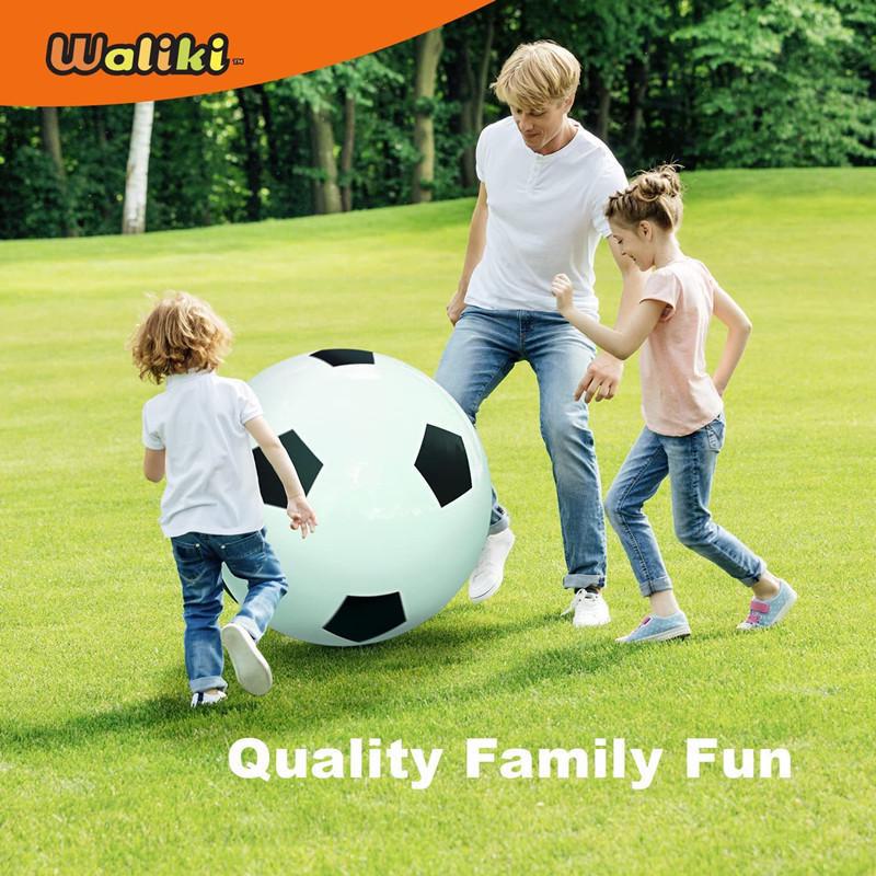 Colorful Inflatable PVC Football Toy for Kids - Outdoor Beach Play