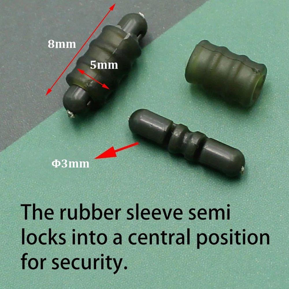 Carp Tackle Equipment Terminal Bead Fishing Rigs Connector Bead Fishing Feeder Line Holder Trough