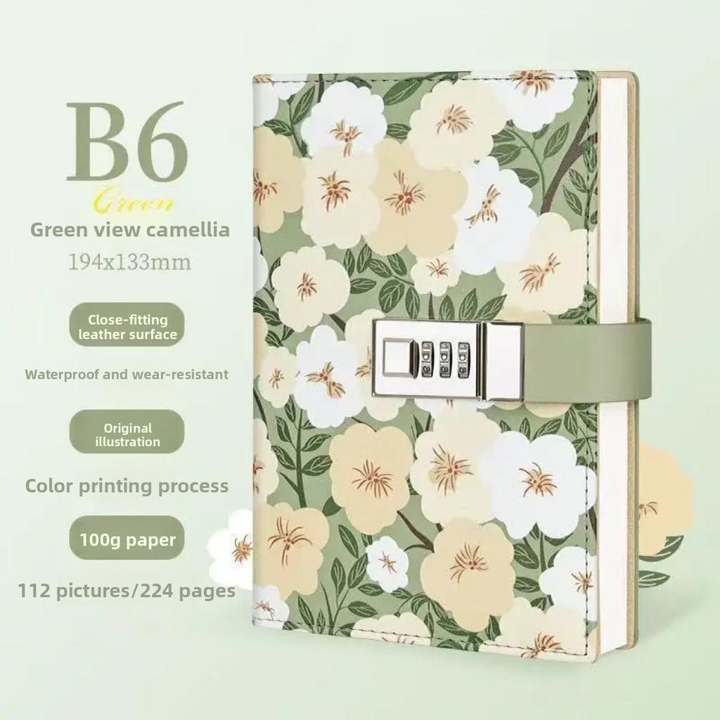 Кодовая книга с замком Дневник Креативный Блокнот высокой ценности Простая Литературная Изысканная Записная книжка