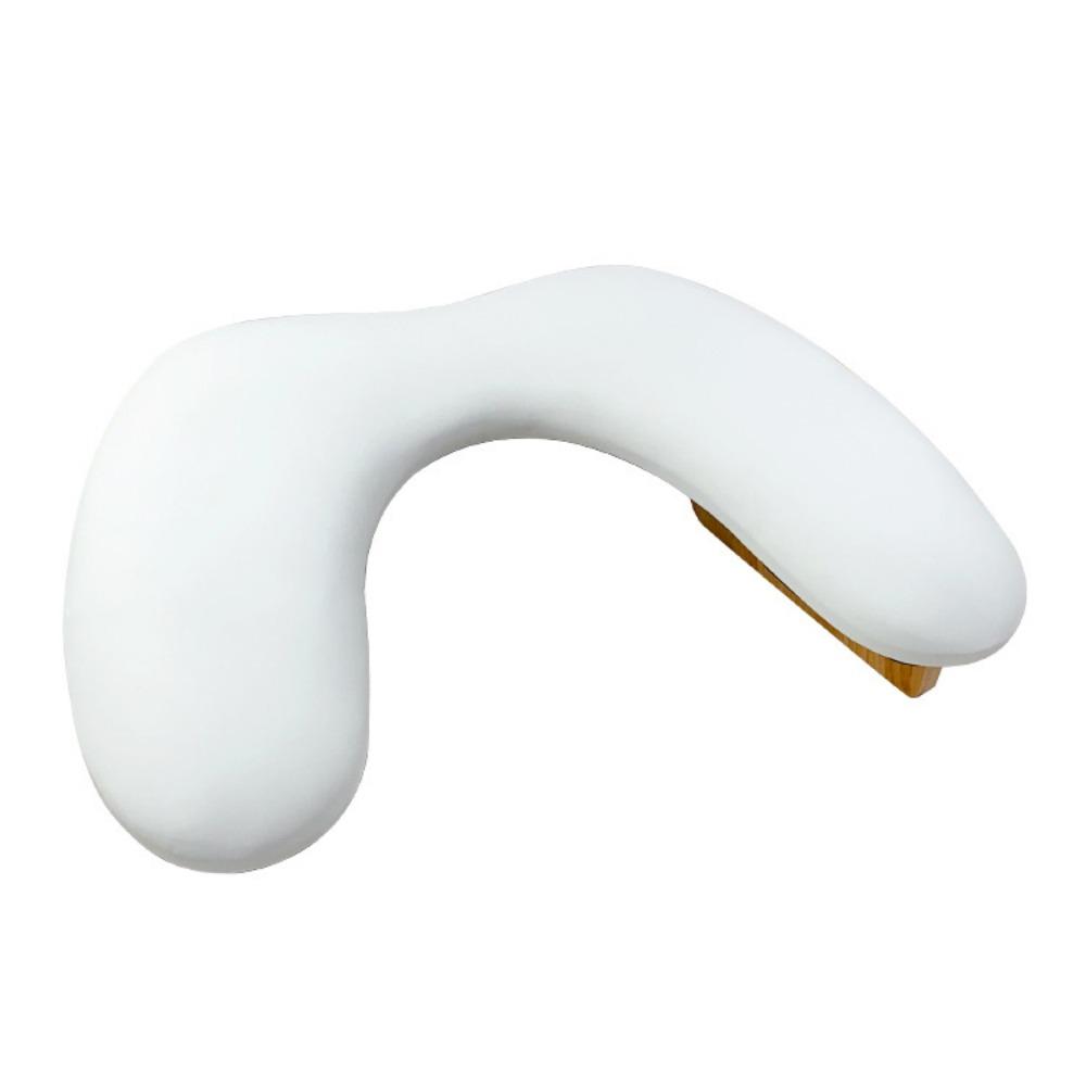 U-shaped Foldable Nail Pillow Wooden Base Manicure Hand Pillow Nail Accessories