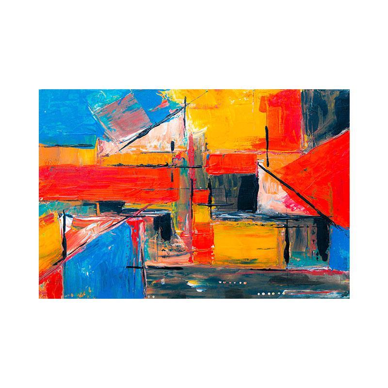 Абстрактная красочная картина маслом с принтом всплеск краски холст стены искусства кисти плакаты для украшения гостиной Настенный декор Cuadros